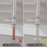 M-MAN-007-ST-C-SLEEVE-COMP - Marvine Modern Manual Chrome Towel Radiator Valves With Sleeves M-MAN-007-ST-C-SLEEVE-COMP - Marvine Modern Manual Chrome Towel Radiator Valves With Sleeves